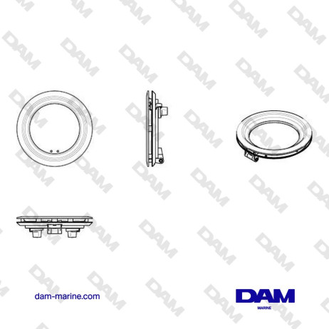 HUBLOT, INOX, TIPO PWS31A1, CATEGORIA A1 (FORO Ø 198 MM)