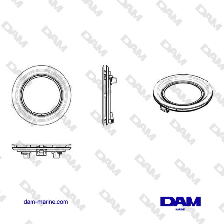 HUBLOT, INOX, TYPE PWS32A1, CATEGORY A1 (CUT OUT Ø 238 MM)