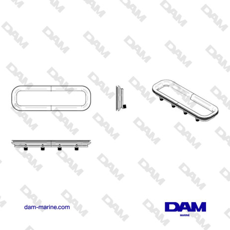 HUBLOT, ALLUMINIO, TIPO PZ631, CATEGORIA A1, INCL. ZANZARIERA
