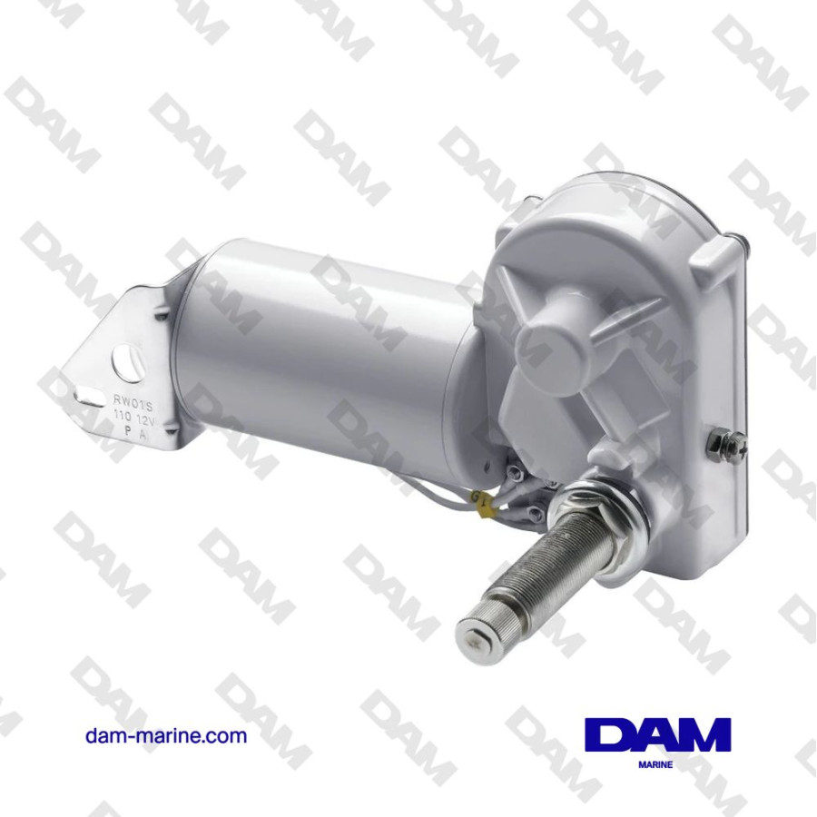 MOTOR DE LIMPIAPARABRISAS DE 24 V, EJE DE 1", TIPO RWS, DOS VELOCIDADES Y RETORNO A PARADA