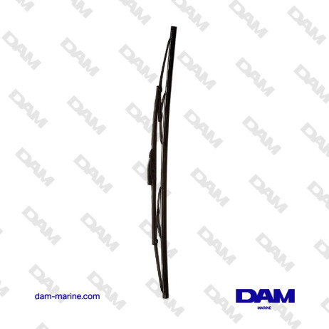 SCOPA IN ACCIAIO INOX, VERNICIATA CON POLVERE TERMOINDURENTE, COLORE NERO, L 3