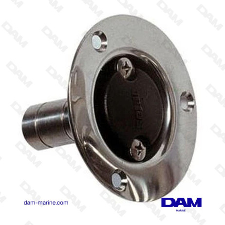 SFIATO, ACCIAIO INOX, DRITTO, Ø 16 MM