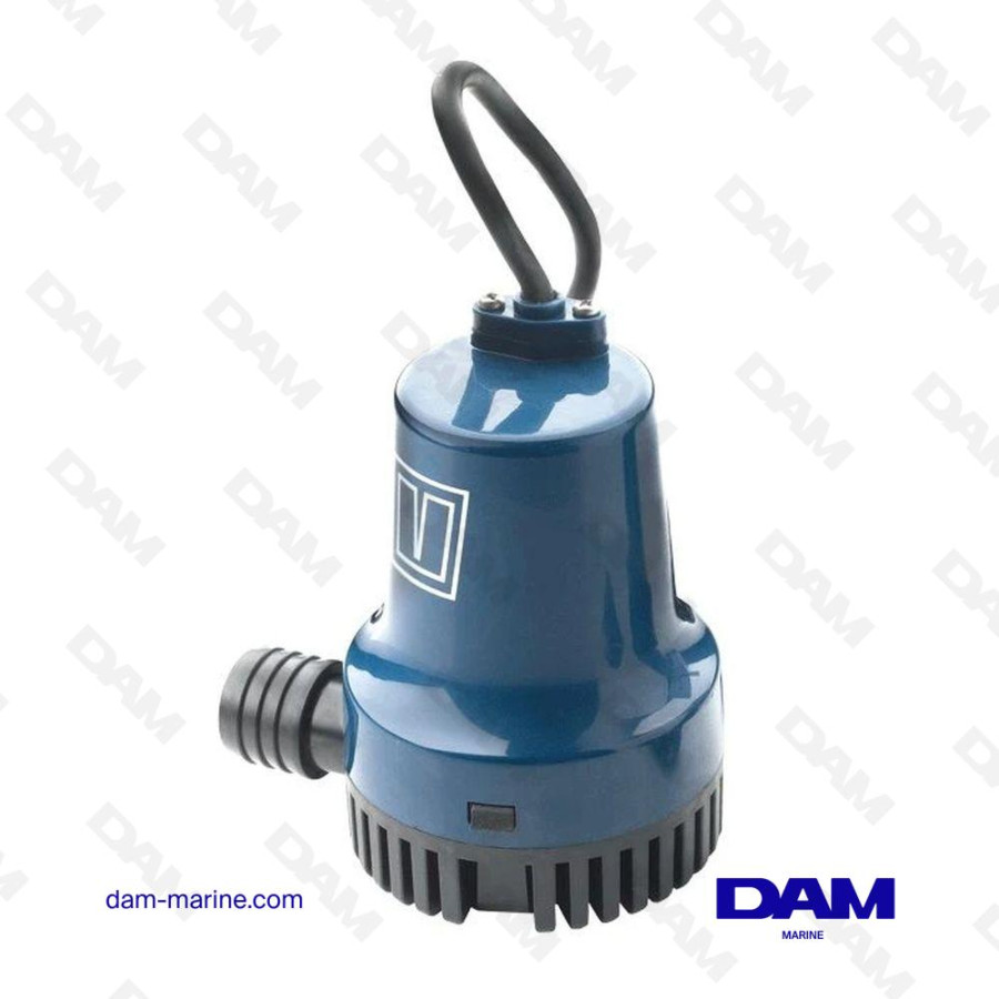 POMPE DE CALE IMMERGÉE, 6600L/H, 24V, SORTIE 28,5MM