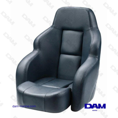COMMANDER SIEGE HAUT DE GAMME AVEC ASSISE RABATTABLE, BLEU