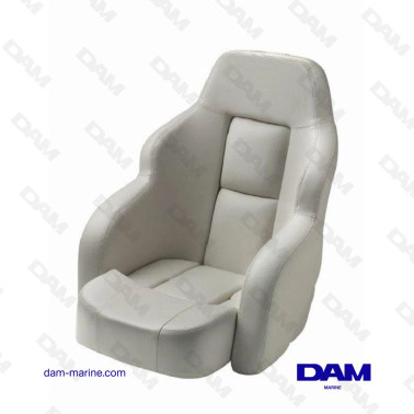 COMMANDER SIEGE HAUT DE GAMME AVEC ASSISE RABATTABLE, BLANC