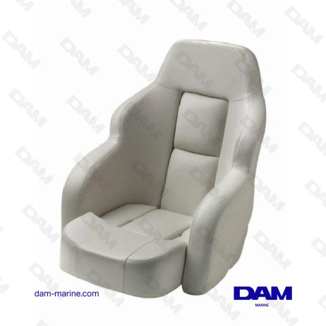 COMMANDER SIEGE HAUT DE GAMME AVEC ASSISE RABATTABLE, BLANC