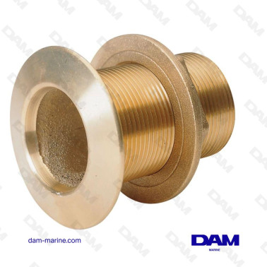 THRU-HULL FITTING, BRASS, G1¼