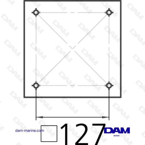 BASE DE ASIENTO GIRATORIA ALTURA 5,5 CM