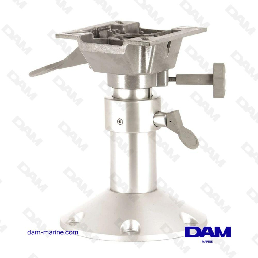 PIE DE ALUMINIO GIRATORIO AJUSTABLE MANUALMENTE, 30 A 40 CM