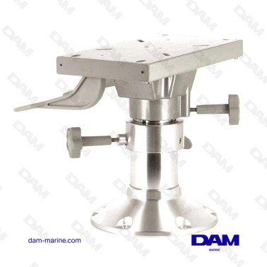 PIE GIRATORIO DE ALUMINIO CON CORREDERA DE AJUSTE MANUAL, 30 A 40 CM