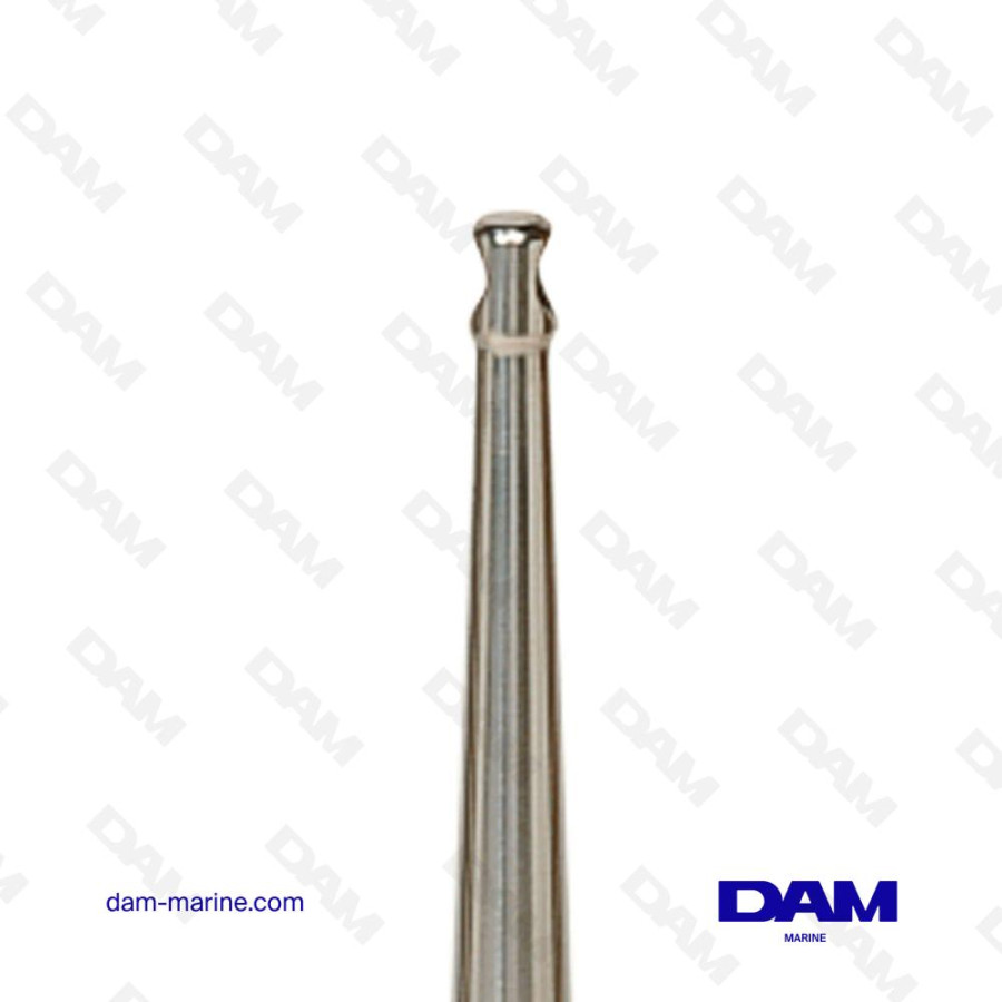CHANDELIER, LONGUEUR 619 MM, Ø 25 MM, 2 TROUS (INOX) @305 / 610 MM