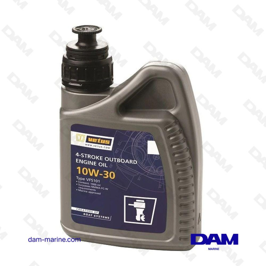 HUILE VETUS MOTEUR HB 4 TEMPS 10W-30, 1 L