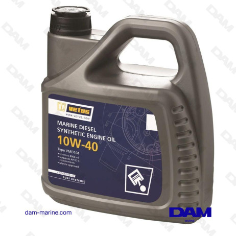 HUILE VETUS MARINE DIESEL SAE 10W-40, CONTENU 1 L