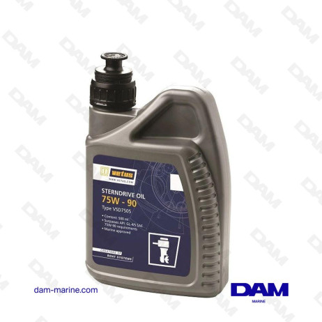 VETUS STERNDRIVE BASE OIL API GL-4/5 SAE 75W-90, 500 ML