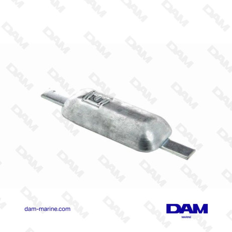 RECTANGULAR HULL ANODE FOR WELDING 3KG - ZINC