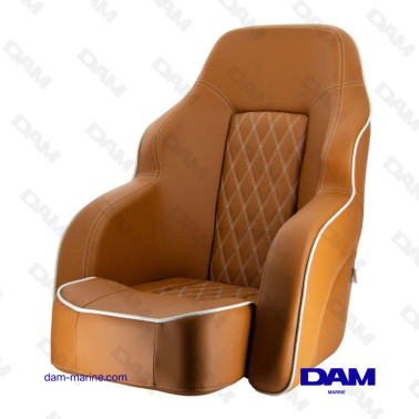 ORDER HIGH-END CHAIR WITH FOLDING SEAT BROWN ORANGE