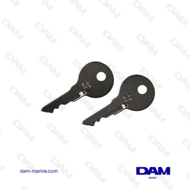 MERCURY IGNITION KEY N°2D -...