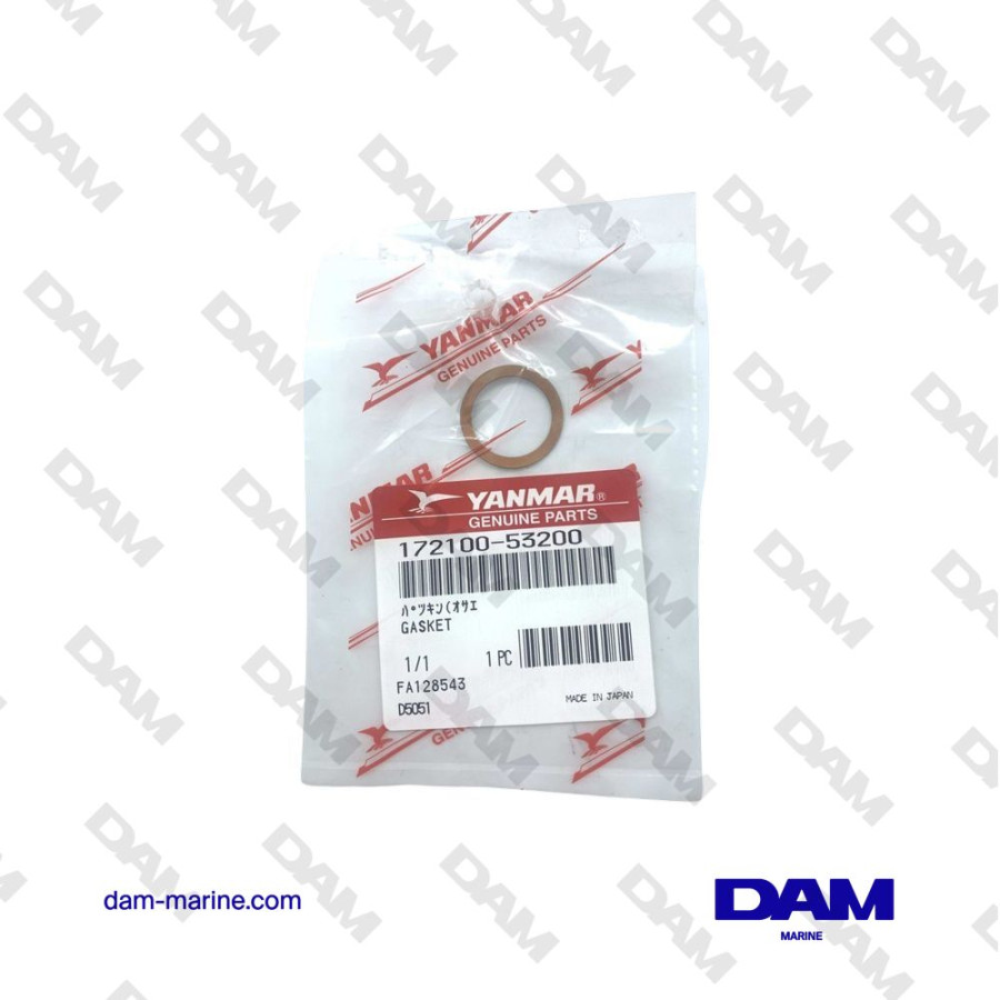 YANMAR INJECTOR SEAL - 172100-53200