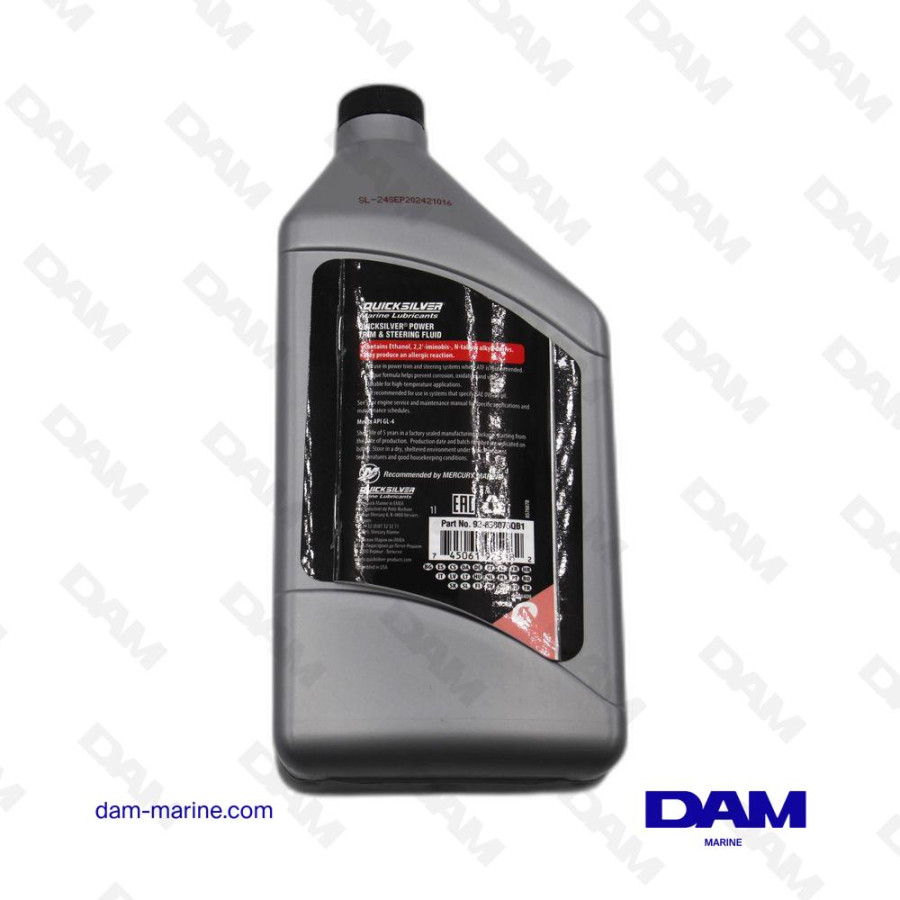 MERCRUISER OEM TRIM OIL - DA - 946ML
