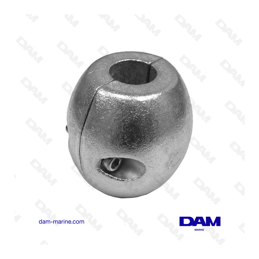 ANODE NOIX ARBRE 20MM - ZINC
