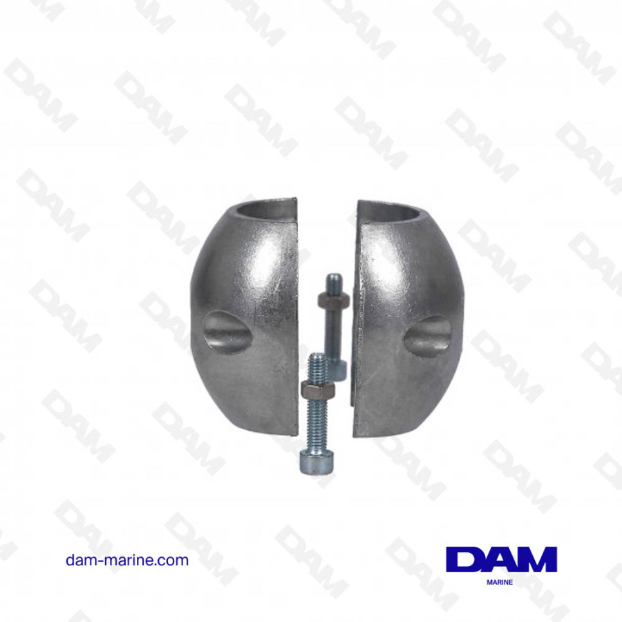 ANODE NOIX ARBRE 31.8MM - 1-1/4" - ZINC