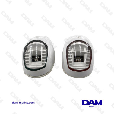 SET LUCI DI NAVIGAZIONE BIANCHE EVOLED ABS BB/TB 11.039.01