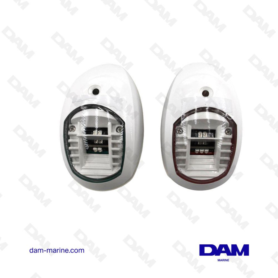 SET LUCI DI NAVIGAZIONE BIANCHE EVOLED ABS BB/TB 11.039.01