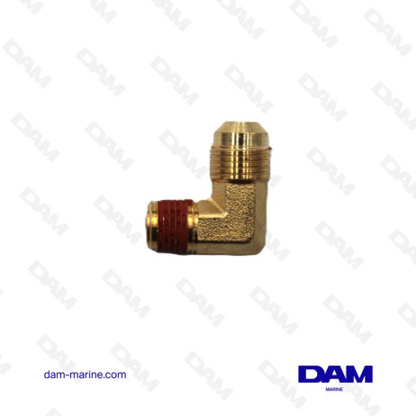 90° BRASS ELBOW WATER CONNECTOR FOR FUEL PUMP