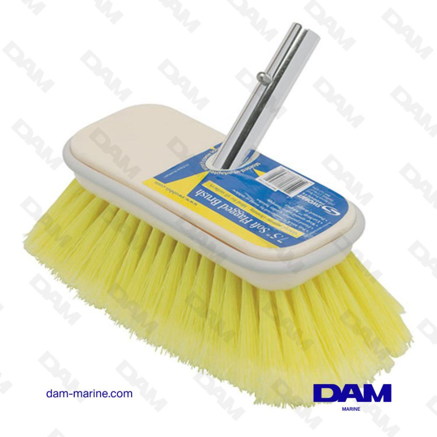 BROSSE DOUCE JAUNE 19CM