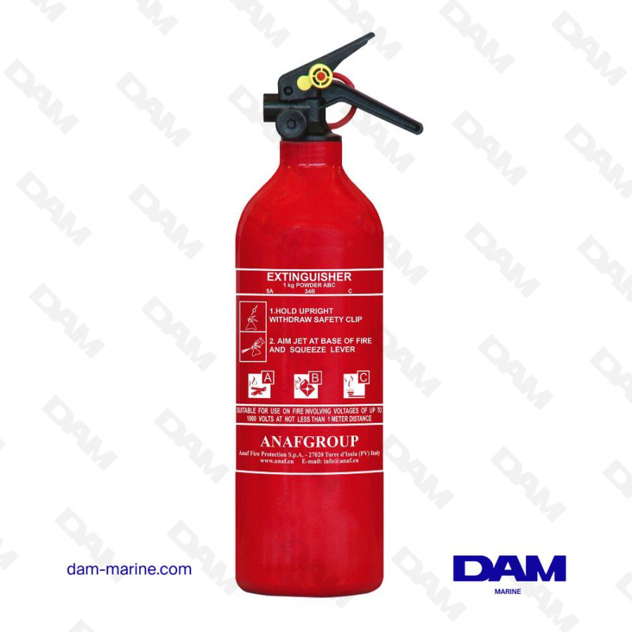 1 KG POWDER FIRE EXTINGUISHER