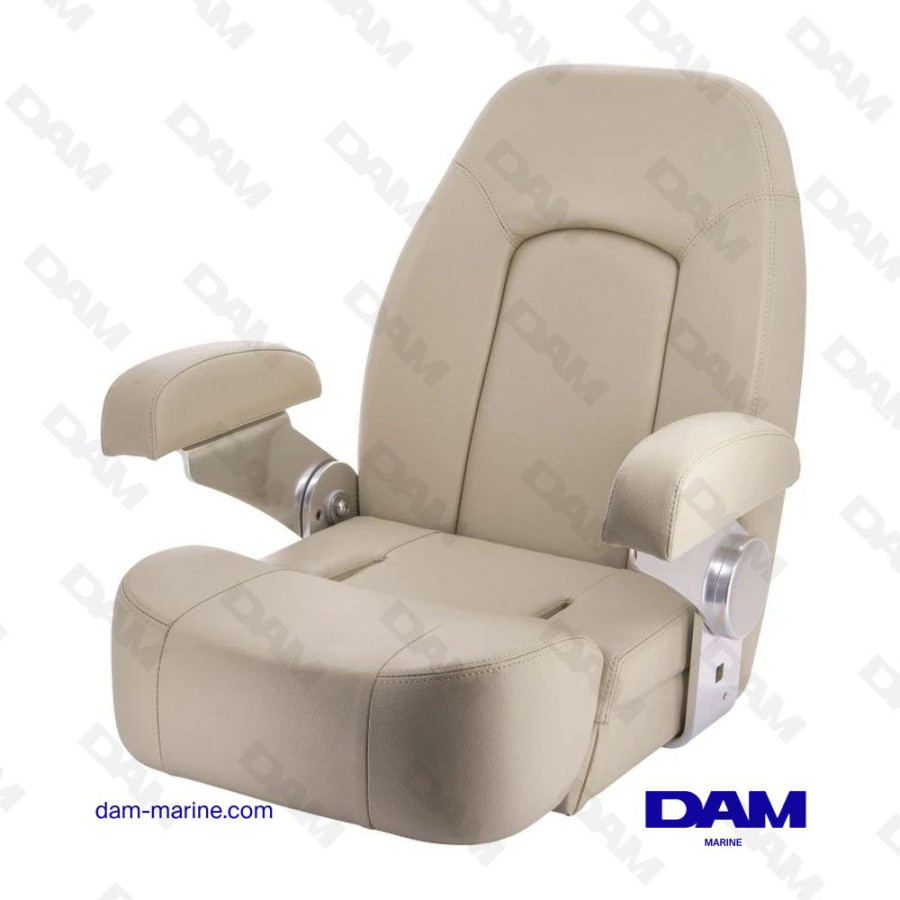 ASIENTO SEAMAN PLEGABLE ABATIBLE MARFIL CLARO