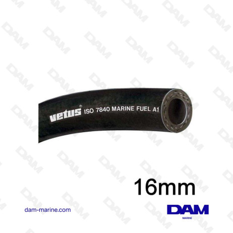 ISO-7840 MARINE FUEL A1 HOSE, INT. Ø 15 MM (30M ROLL) (PRICE PER METER)