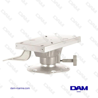 SWIVEL SEAT FOOT WITH SLIDE, HEIGHT 150MM