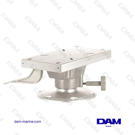 SWIVEL SEAT FOOT WITH SLIDE, HEIGHT 150MM