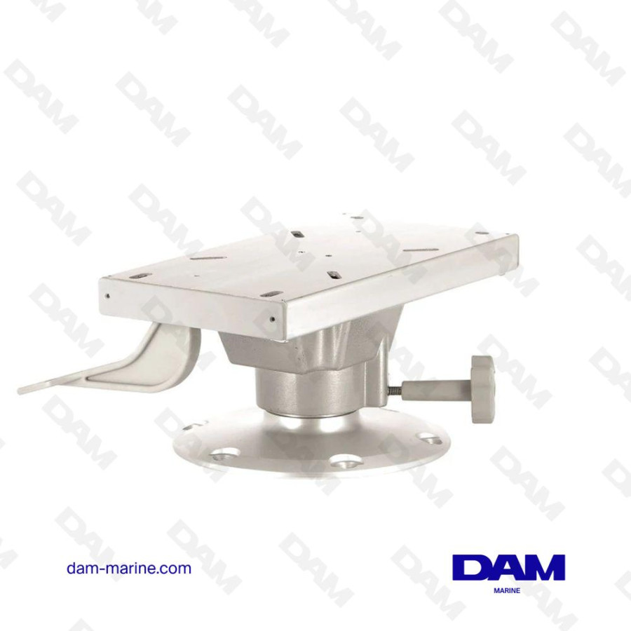 SWIVEL SEAT FOOT WITH SLIDE, HEIGHT 150MM