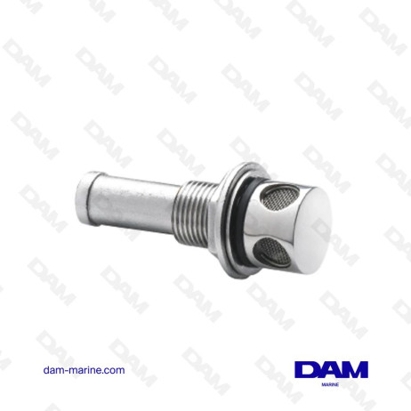SFIATO, ACCIAIO INOX, DRITTO, Ø 16 MM
