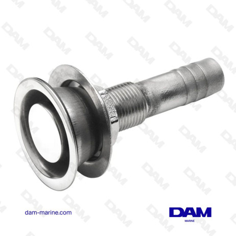 SFIATO, ACCIAIO INOX, DRITTO, Ø 16 MM