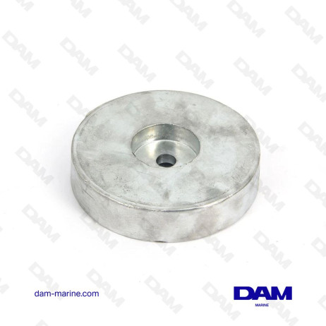 ANODE DE COQUE RONDE 140MM 2,7KG - ZINC