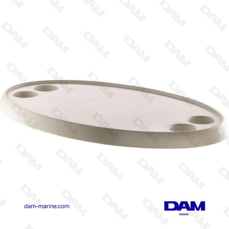 TTO OVAL TABLE 45 X 76 CM WITH GLASS DOOR