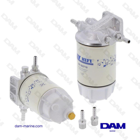 COMPLETE GASOLINE DECANTER FILTER 227L/H - METAL BOWL