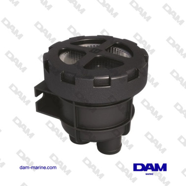 FILTRO DE AGUA TIPO 330 CON TAPA DE ALUMINIO, CONEXIONES Ø 38 MM