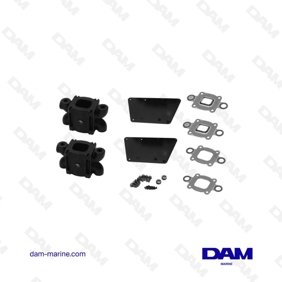 MERCRUISER DRY 4.7" EXHAUST RISER KIT