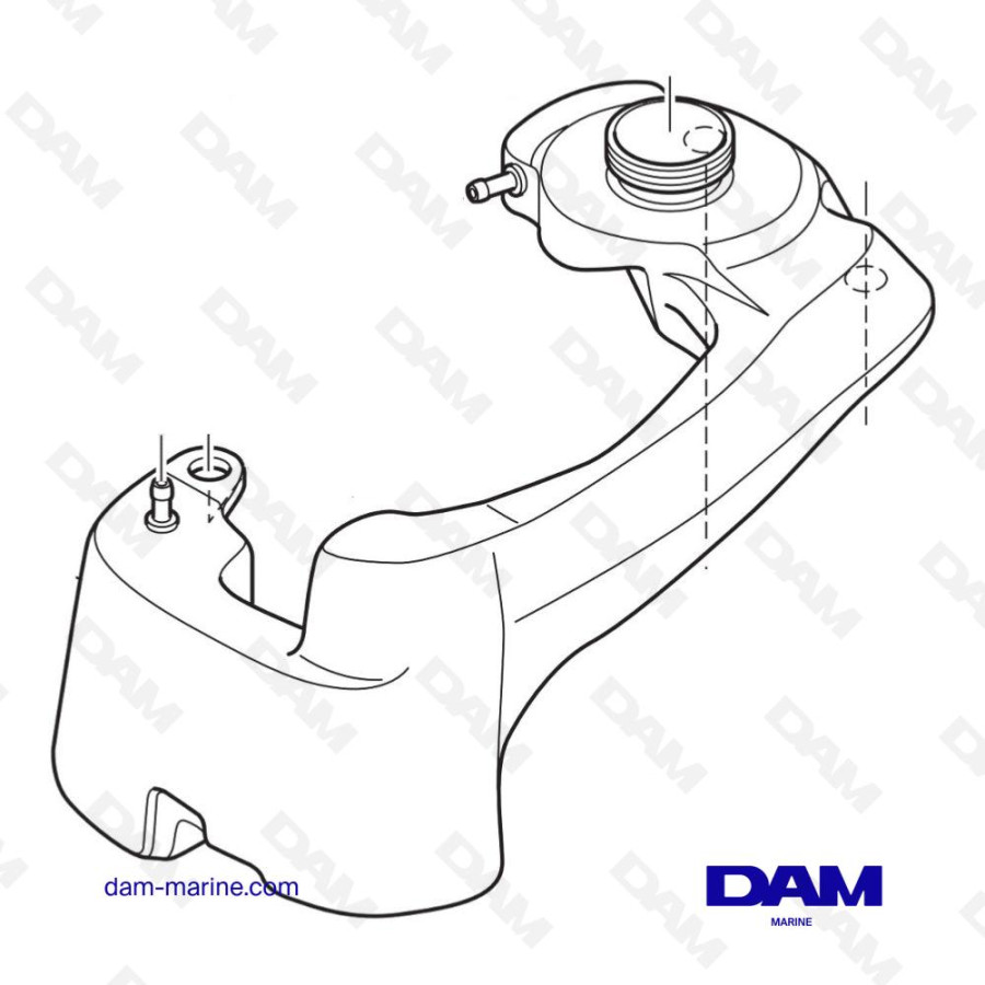 KIT ANODES ALU PLAQUETTES @2 HONDA BF8-50HP