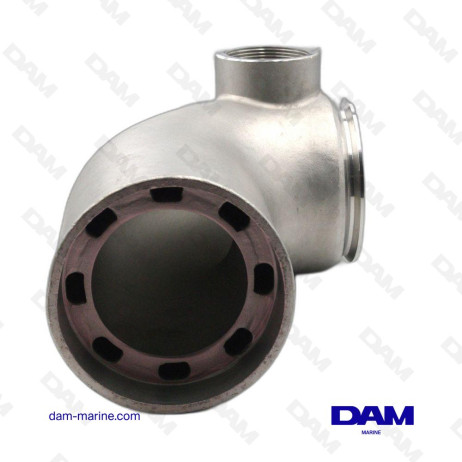 VOLVO STAINLESS STEEL EXHAUST ELBOW - 3830988