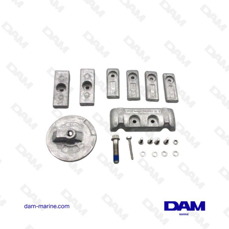 KIT ANODES ALUMINIUM VERADO L6 200 A 300CV