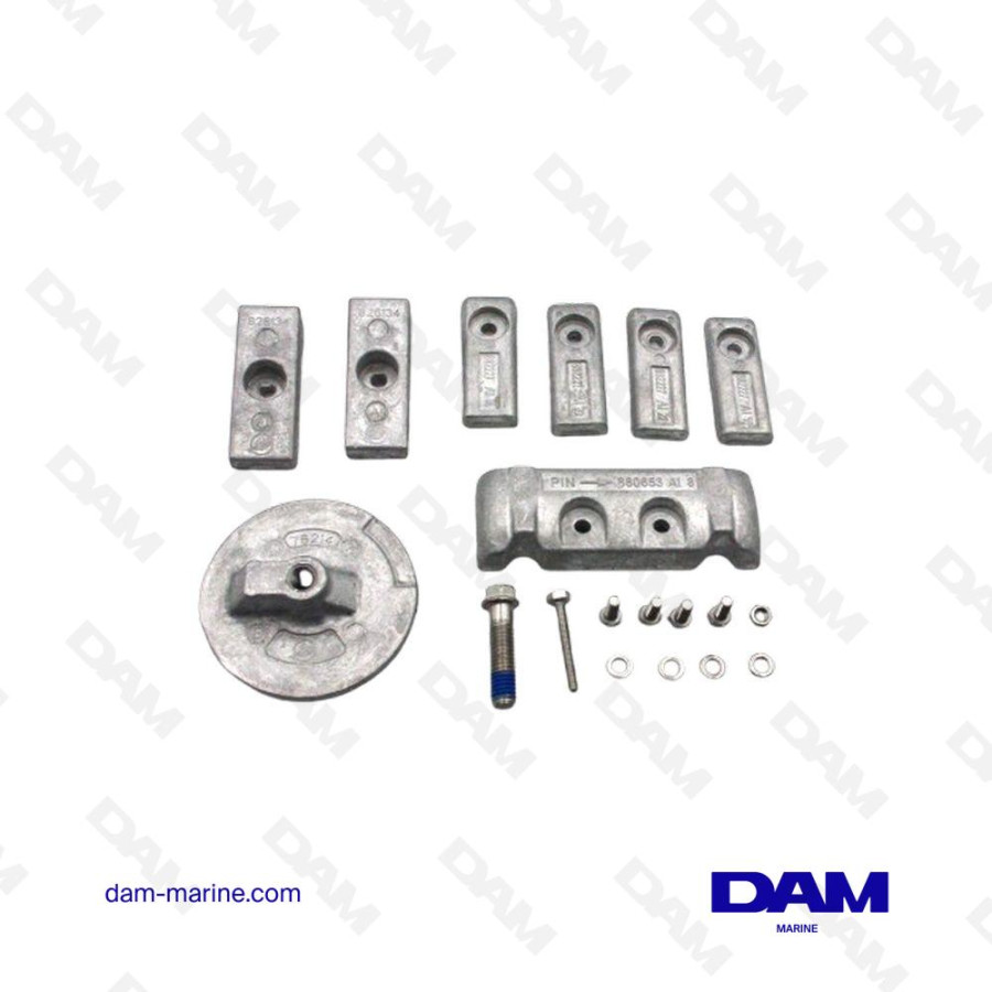 ALUMINUM ANODE KIT VERADO L6 200 A 300HP
