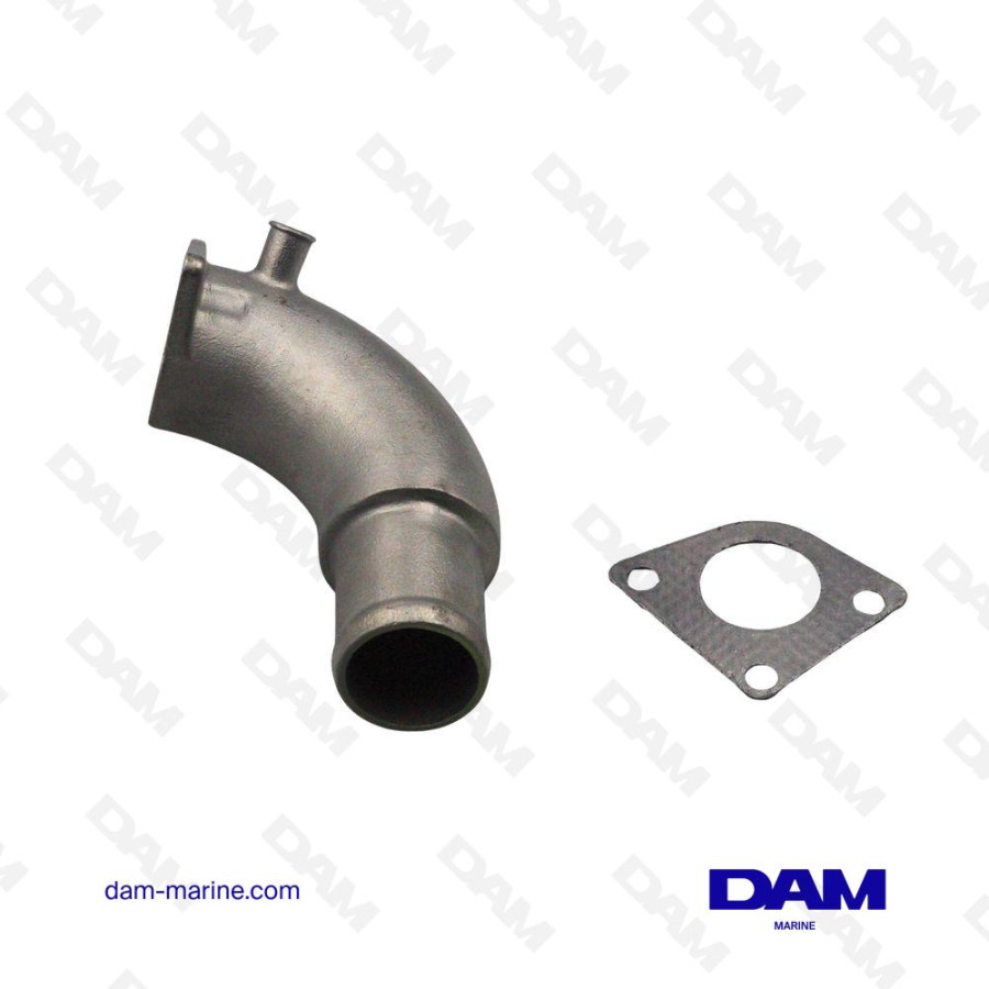 CODO DE ESCAPE DE ACERO INOXIDABLE YANMAR - 3V