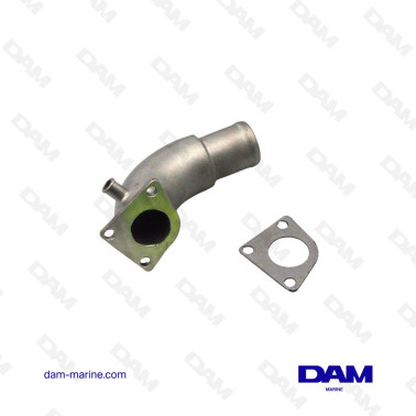 COUDE ECHAPPEMENT INOX YANMAR - 3V