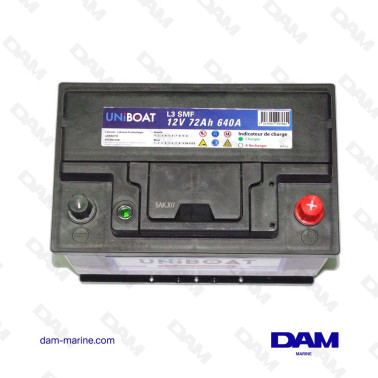BATTERIE MARINE MIXTE UNIBOAT 70AH - 640A