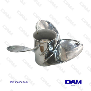 HELICE INOX 3 PALES HAUTE HONDA OEM 58133-ZY3-A15LX